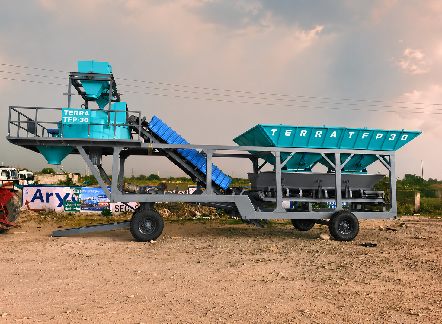 Mobile Concrete Batching Plant TFP Series