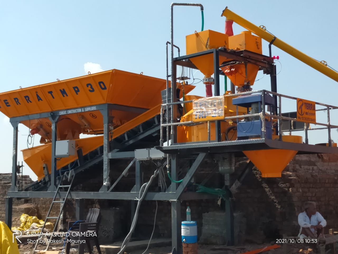 Horizontal Concrete Batching Plant