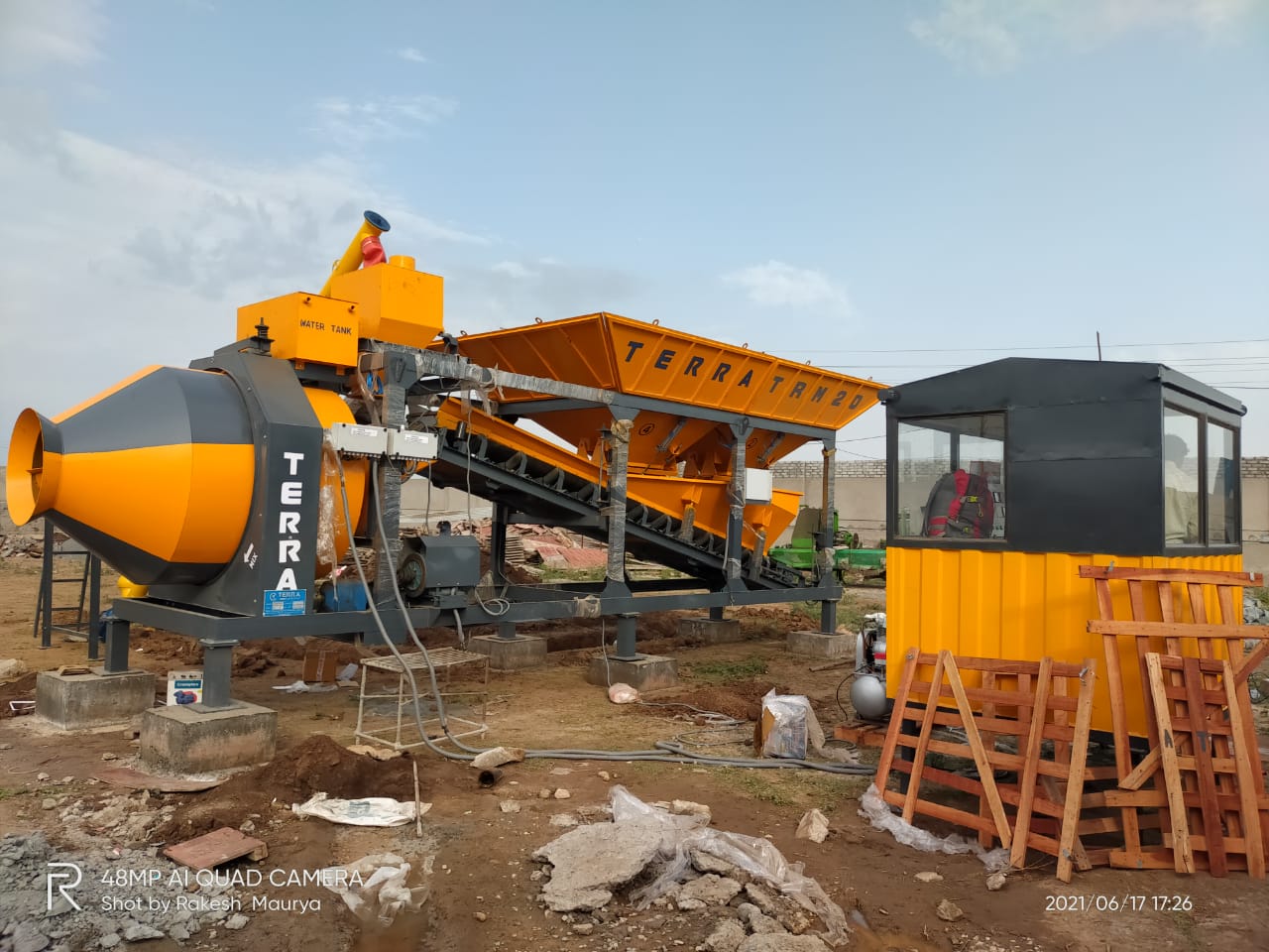 Horizontal Concrete Batching Plant