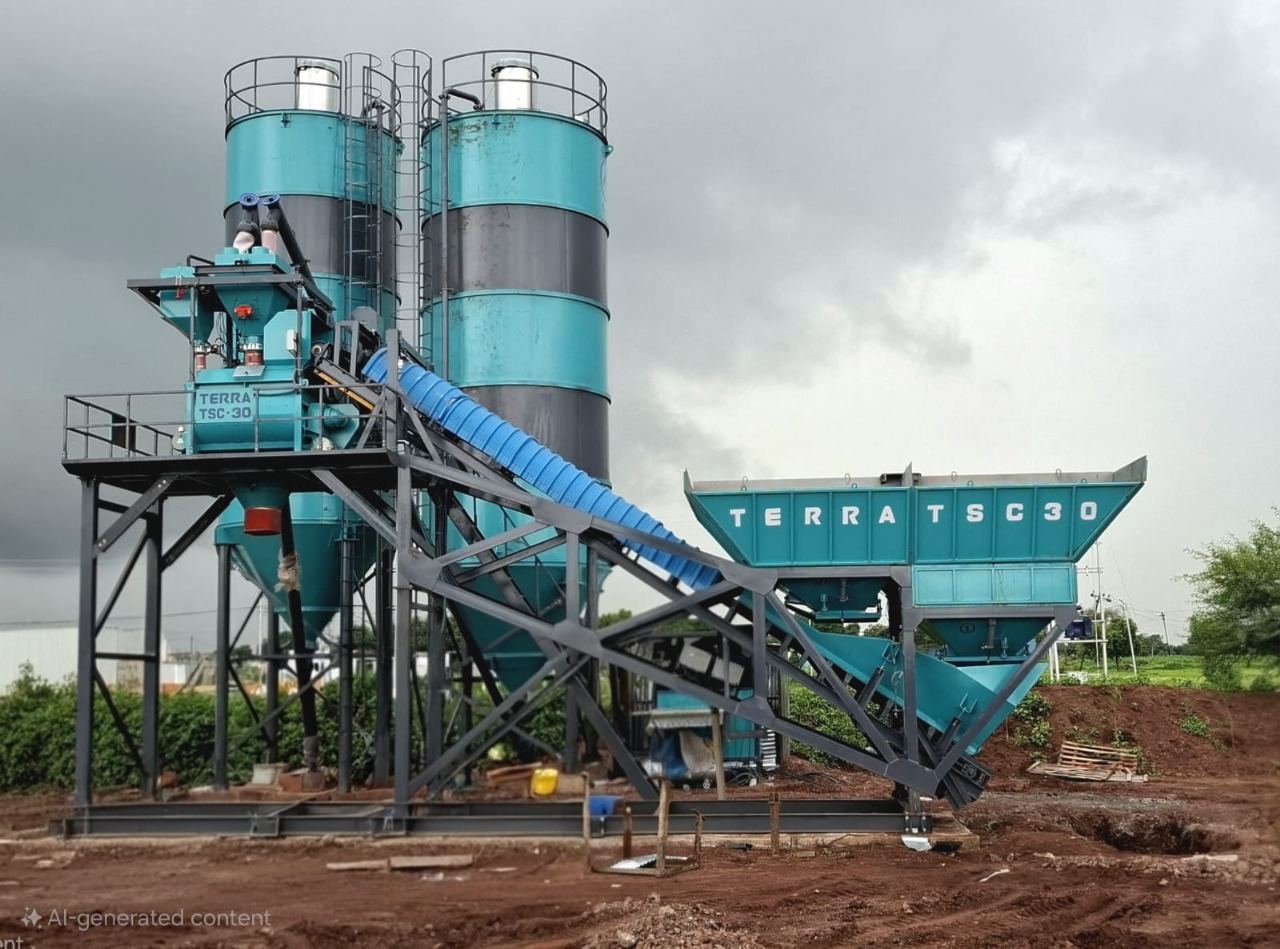Horizontal Concrete Batching Plant