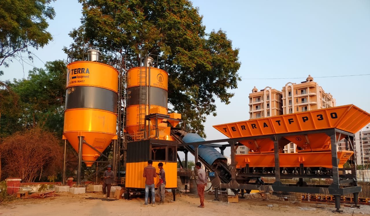 Horizontal Concrete Batching Plant