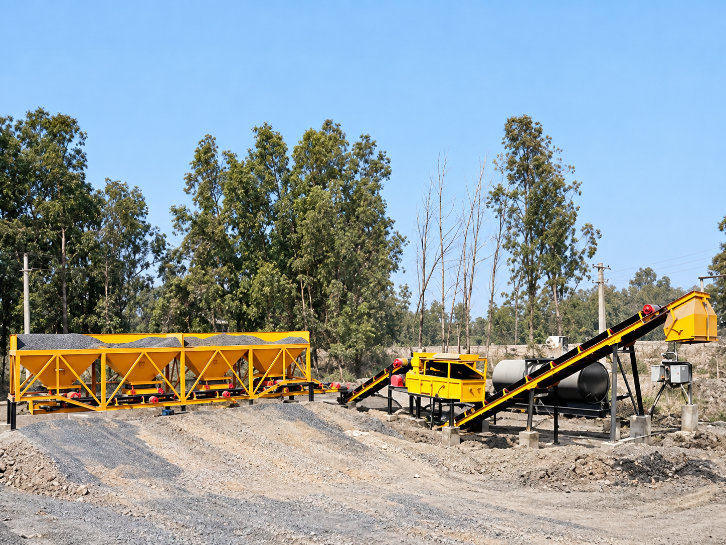 Wet Mix Macadam Plant